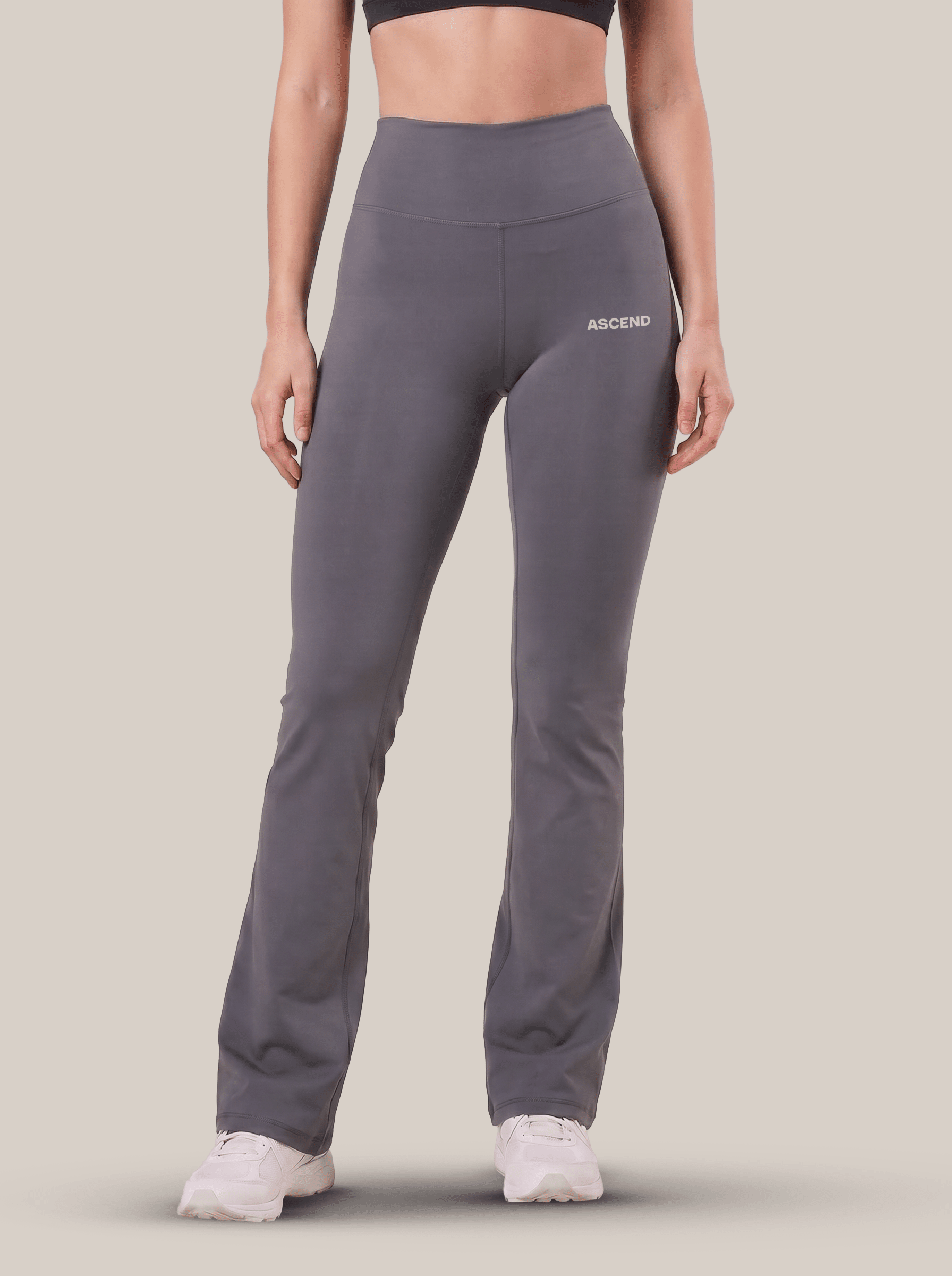 KYNETIC FLARED LEGGINGS Ascend Athletic Gray XS 