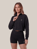 KYNETIC CROPPED QUARTER-ZIP Ascend Athletic Black XS 