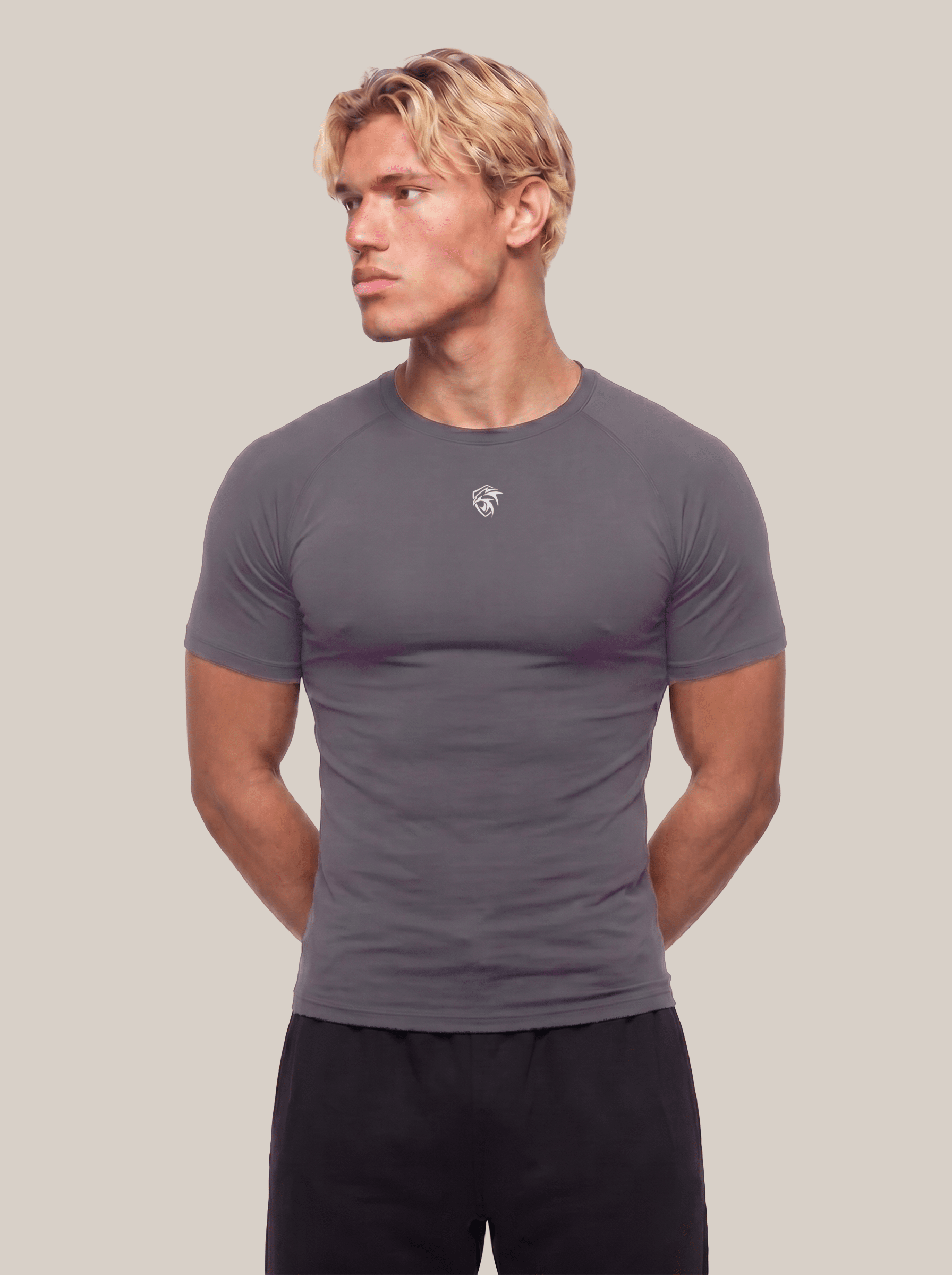 KYNETIC COMPRESSION TEE Ascend Athletic Gray XS 