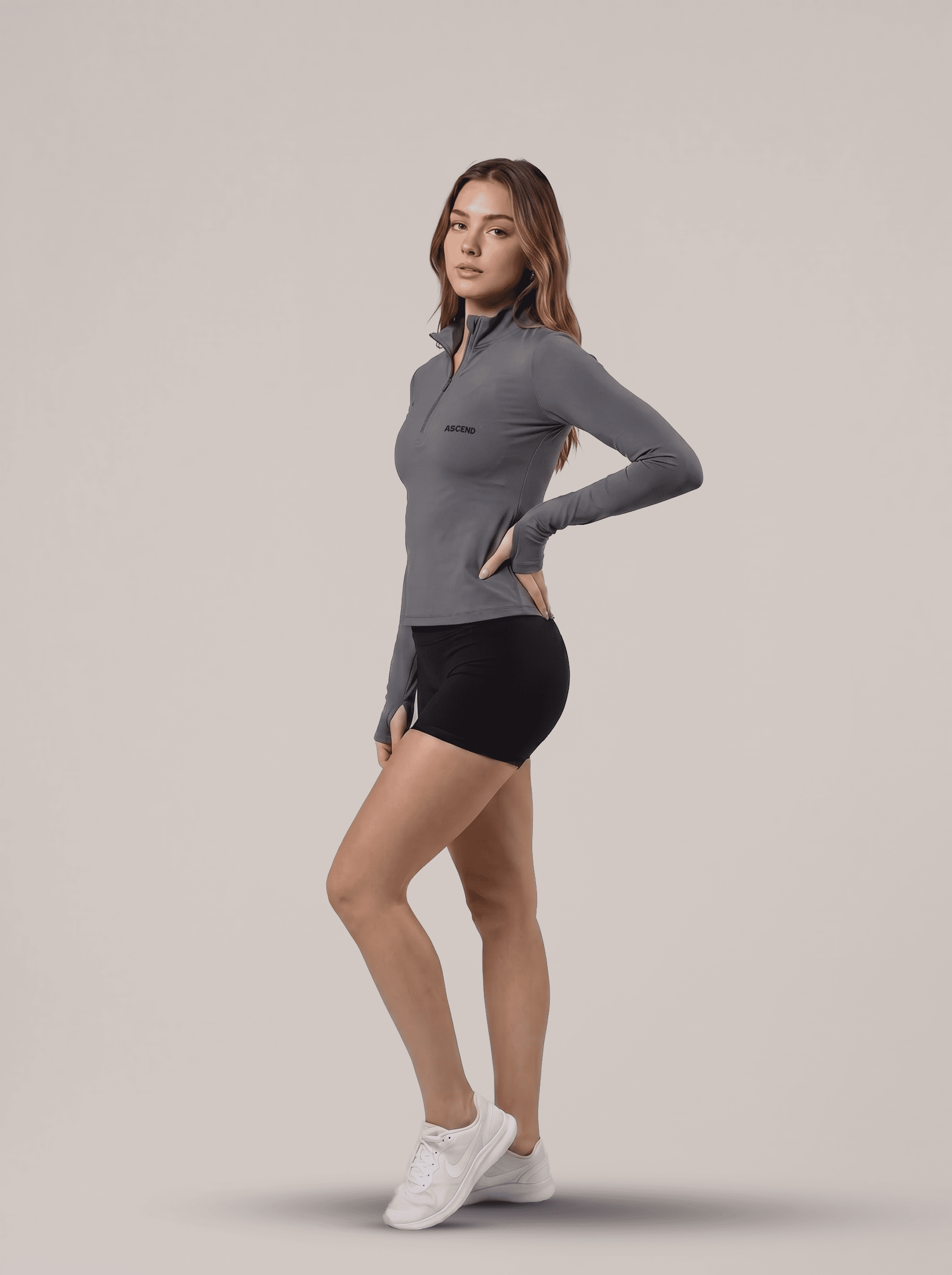 KYNETIC COMPRESSION ZIPPER Ascend Athletic 