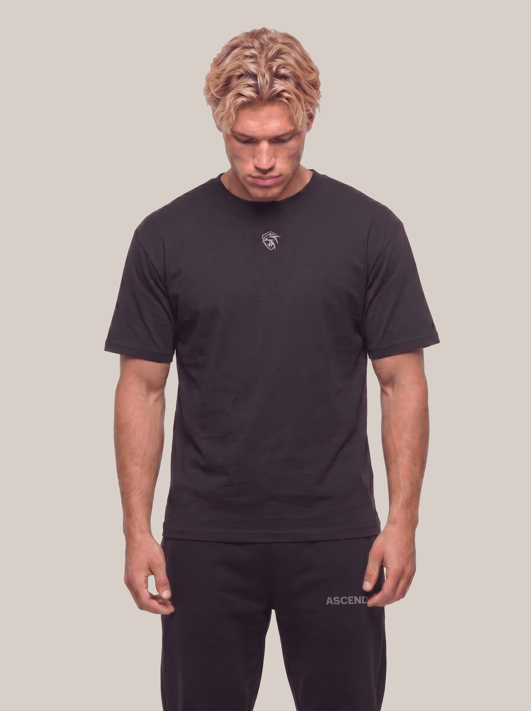 KNYETIC OVERSIZED TEE Ascend Athletic Black XS 