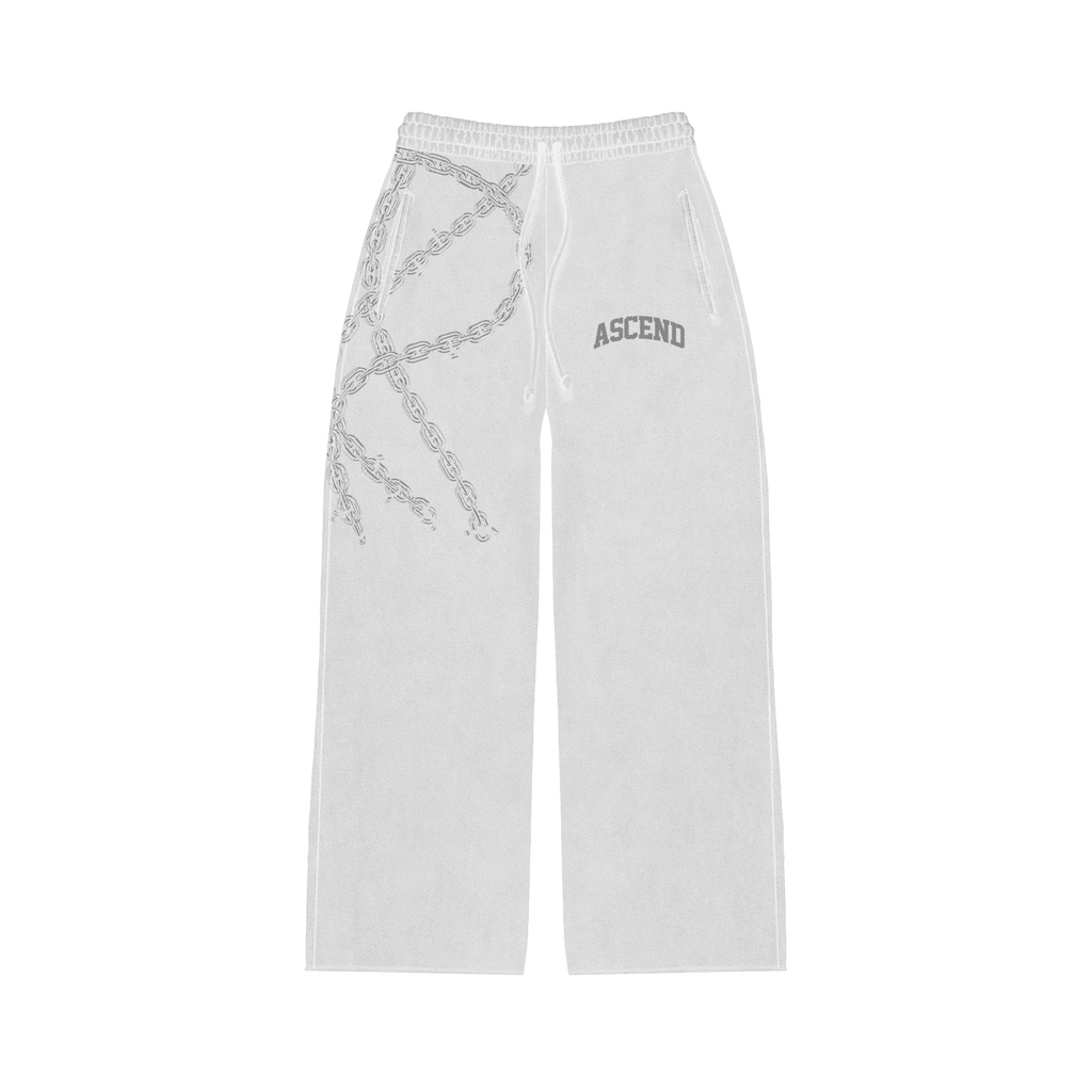 "Break The Chain" Joggers | White ODMPOD 