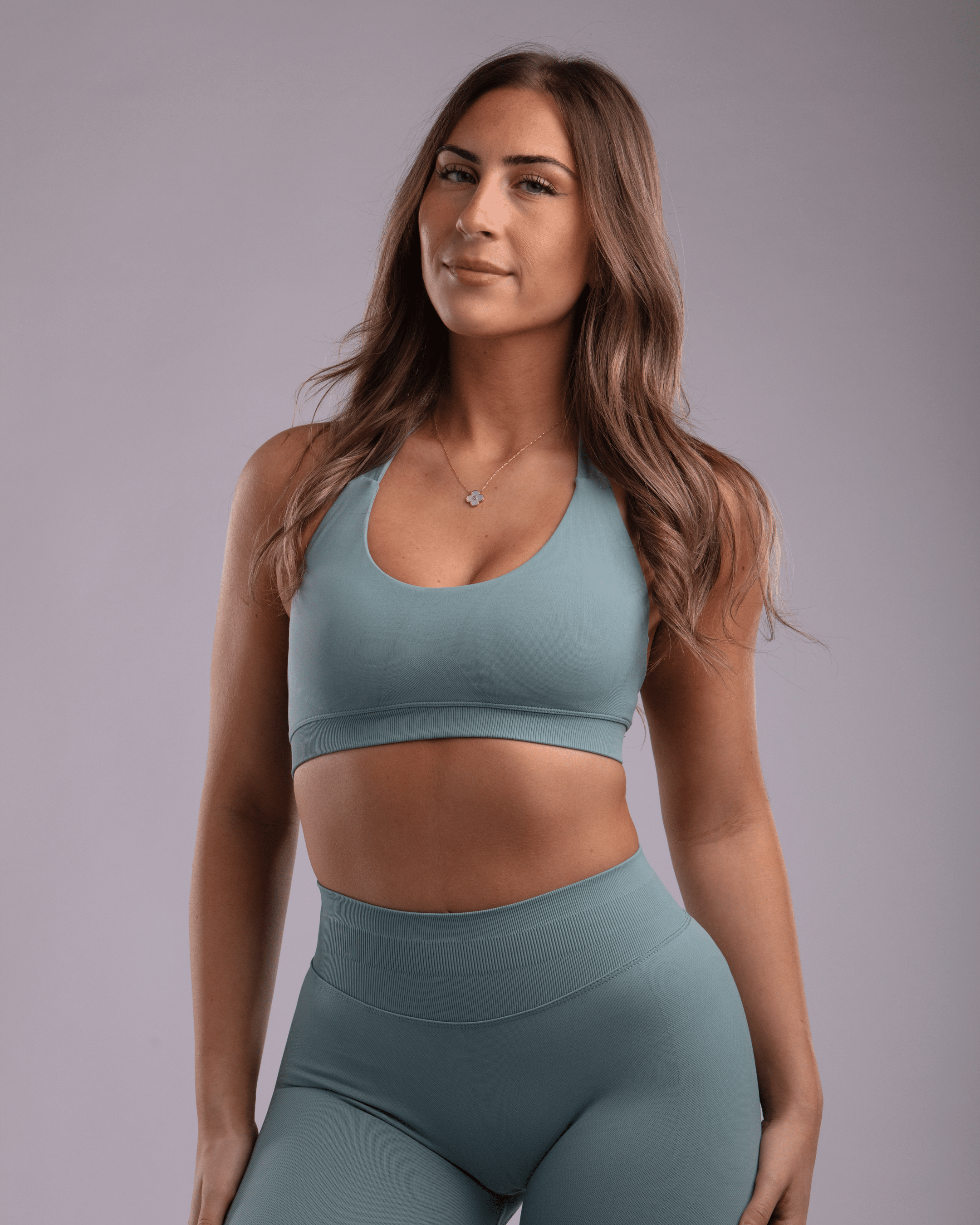 Infinity Seamless™ Sports Bra Ascend Athletic Teal Small 
