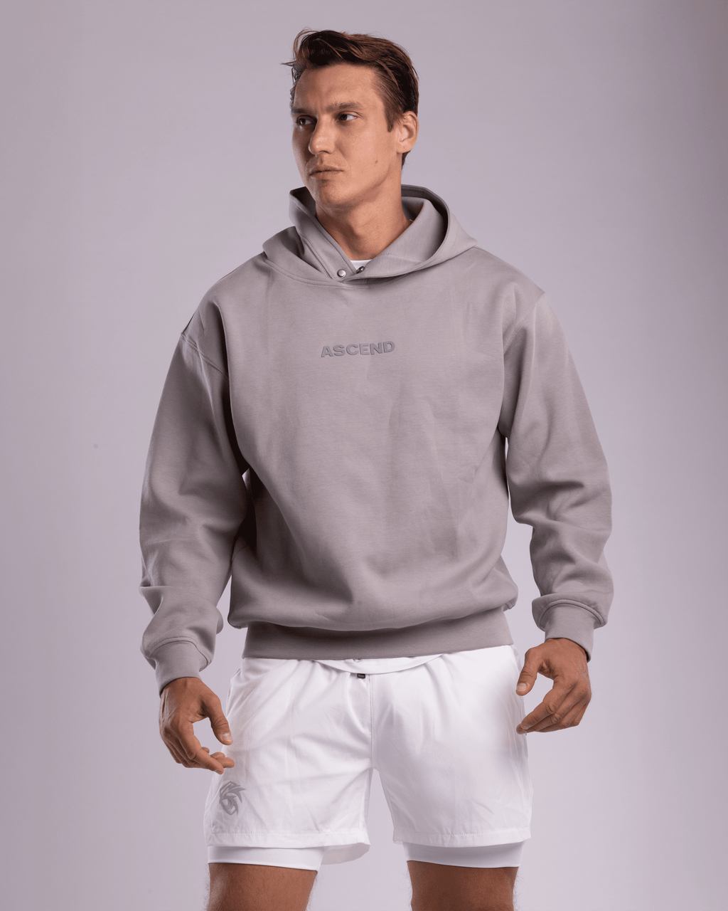 AeroWeave™ Active Hoodie | Ash Grey Ascend Athletic 
